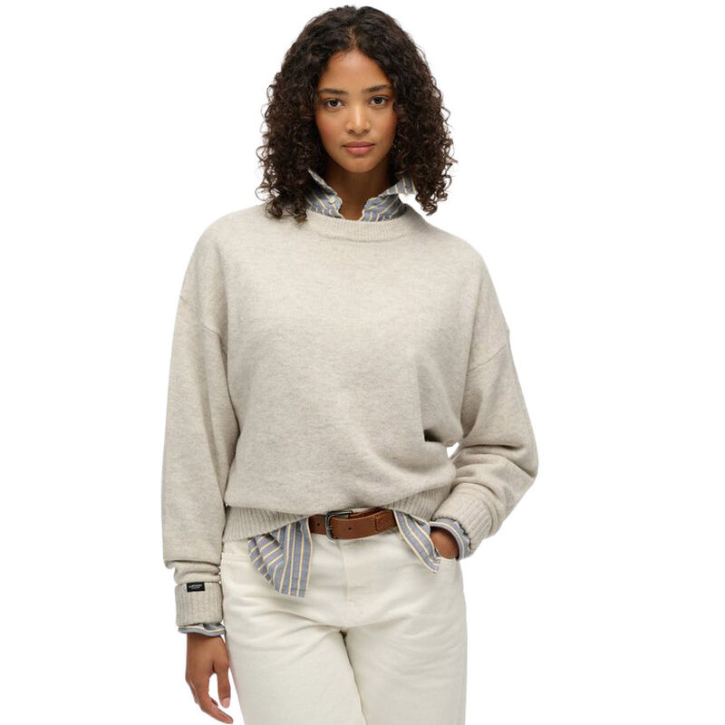 Superdry Slouchy Crew Neck Jumper image number 0